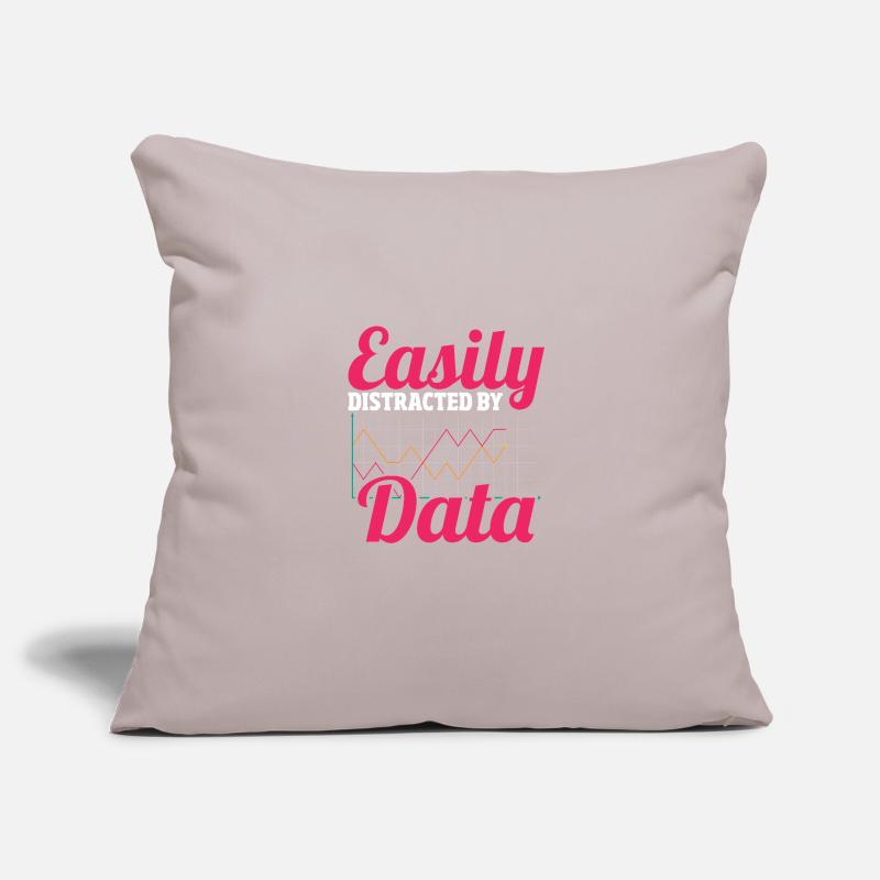 Data Entry Analyst Data Engineer Data Sofa pillowcase 17,3'' x 17,3'' (45 x 45 cm)
