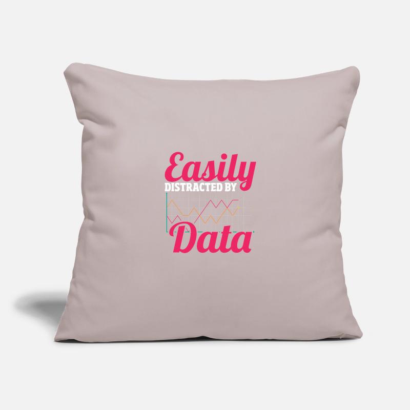 Data Entry Analyst Data Engineer Data Sofa pillowcase 17,3'' x 17,3'' (45 x 45 cm)