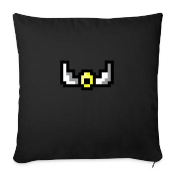 Pixel wings - Sofakissenbezug 45 x 45 cm - Schwarz - Vorne