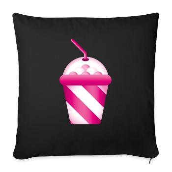 Smiley Shake - Sofakissenbezug 45 x 45 cm - Schwarz - Vorne
