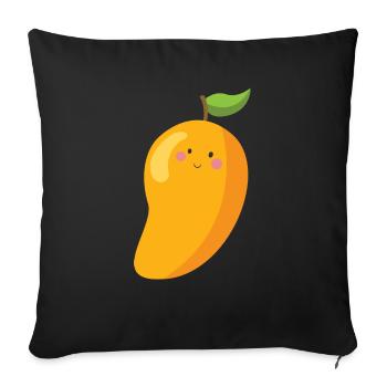 mango - Sofakissenbezug 45 x 45 cm - Schwarz - Vorne