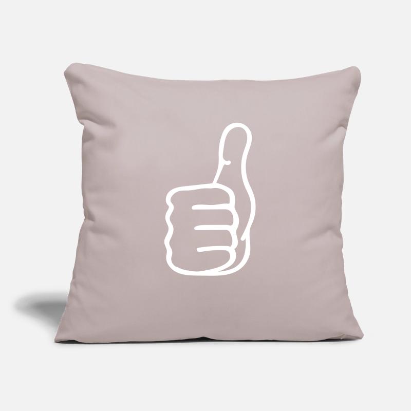 Feu vert Housse de coussin décorative 45 x 45 cm