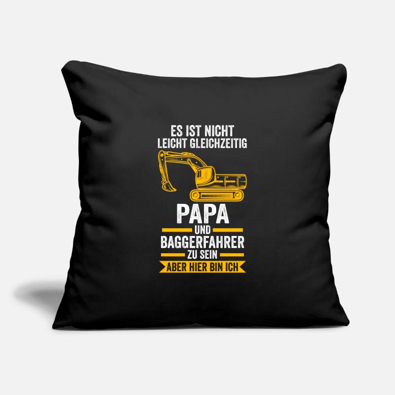 Baggerfahrer Papa Bagger Geschenk Sofakissenbezug 45 x 45 cm