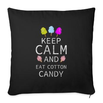 Dessert Sugar Sweets - Sofa pillowcase 17,3'' x 17,3'' (45 x 45 cm) - black - Front