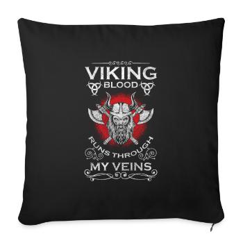 Thor Norden Donner Mythologie - Sofakissenbezug 45 x 45 cm - Schwarz - Vorne