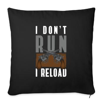 Gun Club Shooting Area Shooter - Sofa pillowcase 17,3'' x 17,3'' (45 x 45 cm) - black - Front