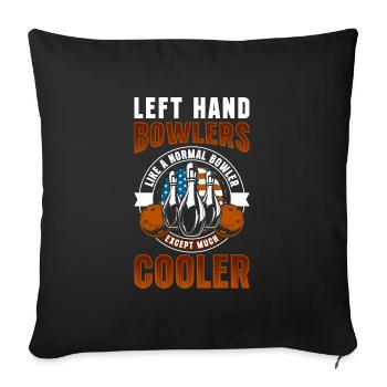 Bowling Ball Hobby Strike Team - Sofa pillowcase 17,3'' x 17,3'' (45 x 45 cm) - black - Front