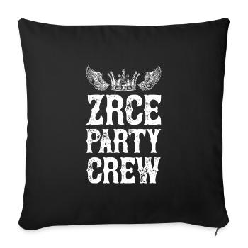 Équipe de vacances de la fête Zrce - Housse de coussin décorative 45 x 45 cm - noir - Devant