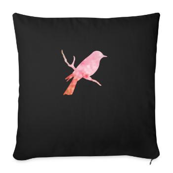 Ethno Travel Experience - Sofa pillowcase 17,3'' x 17,3'' (45 x 45 cm) - black - Front