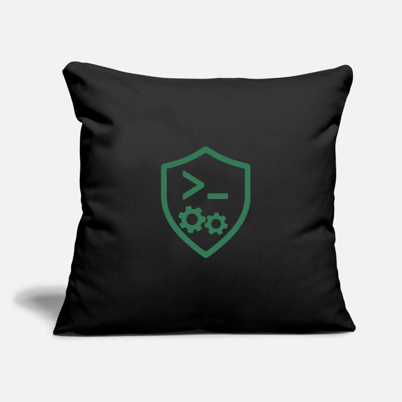 Code Shield with Gears Sofa pillowcase 17,3'' x 17,3'' (45 x 45 cm)