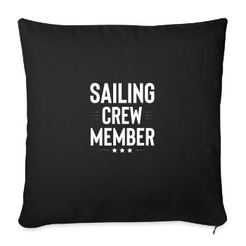 Sailing Crew - Sofakissenbezug 45 x 45 cm - Schwarz - Vorne