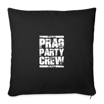 Équipe de vacances de Prague Party - Housse de coussin décorative 45 x 45 cm - noir - Devant