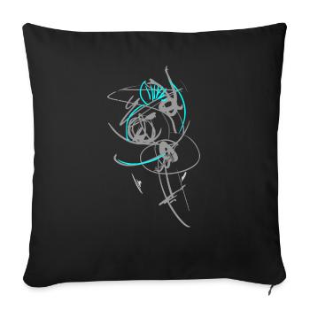 Résumé Wicca - Housse de coussin décorative 45 x 45 cm - noir - Devant