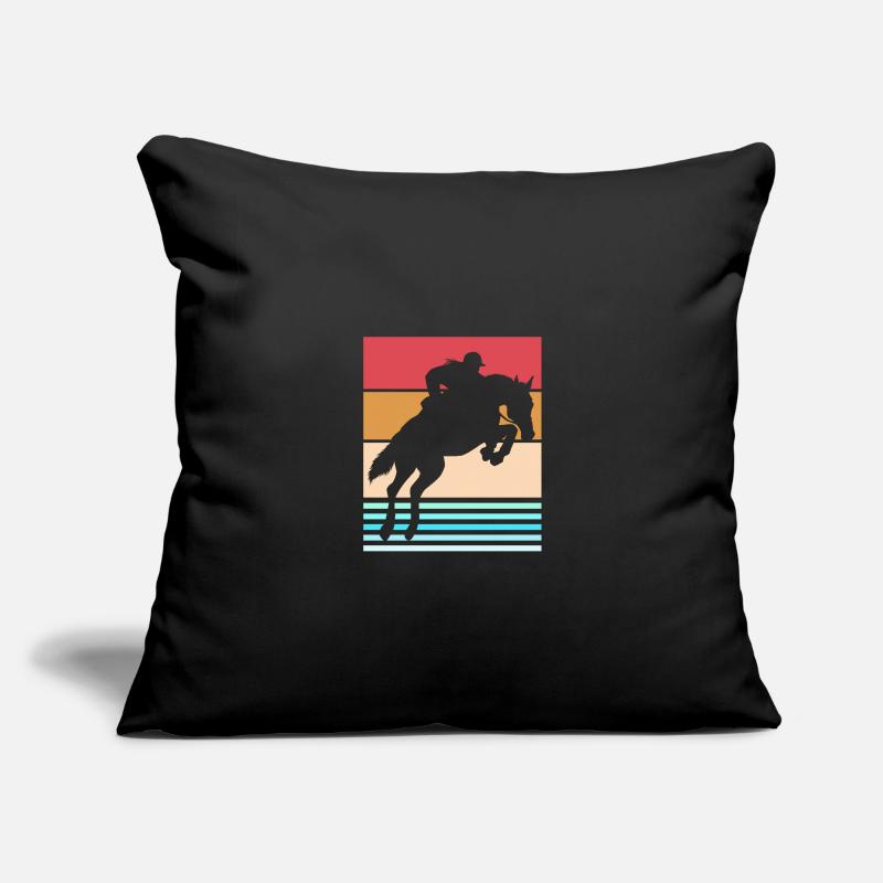 Saut d’obstacles Saut d’obstacles Housse de coussin décorative 45 x 45 cm