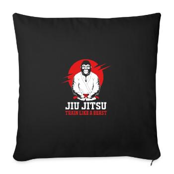 Gorilla - Sofa pillowcase 17,3'' x 17,3'' (45 x 45 cm) - black - Front