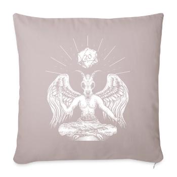 Pen and paper dicecult - Sofa pillowcase 17,3'' x 17,3'' (45 x 45 cm) - light taupe - Front