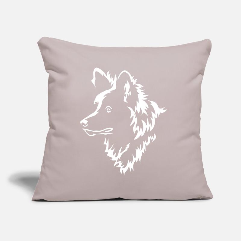 Spitz Kopf "Black Edition" Sofakissenbezug 45 x 45 cm