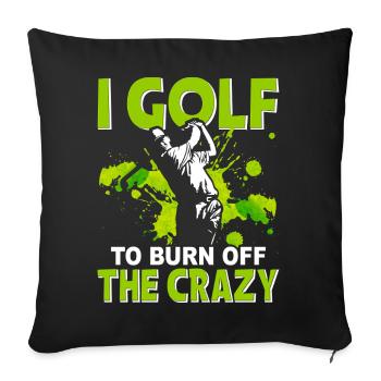 gulf - Sofa pillowcase 17,3'' x 17,3'' (45 x 45 cm) - black - Front