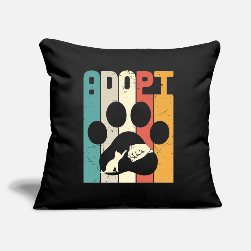 Adopt Cat Sofa pillowcase 17,3'' x 17,3'' (45 x 45 cm)