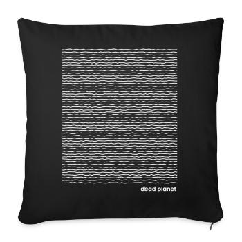 Dead Planet - Sofa pillowcase 17,3'' x 17,3'' (45 x 45 cm) - black - Front