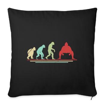 Sumo Evolution - Sofa pillowcase 17,3'' x 17,3'' (45 x 45 cm) - black - Front