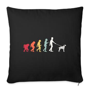 Dalmate - Housse de coussin décorative 45 x 45 cm - noir - Devant