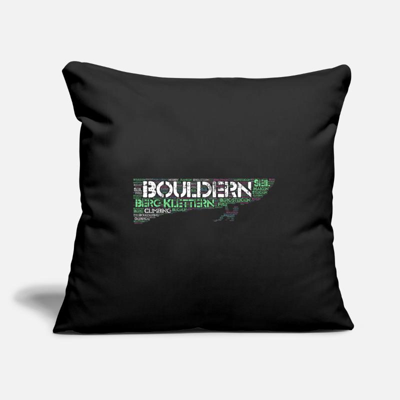 Bouldern Klettern Climbing Boulderer Geschenkidee Sofakissenbezug 45 x 45 cm