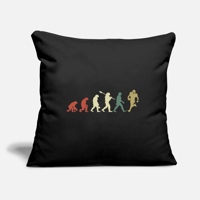 Evolution Rugby Housse de coussin décorative 45 x 45 cm
