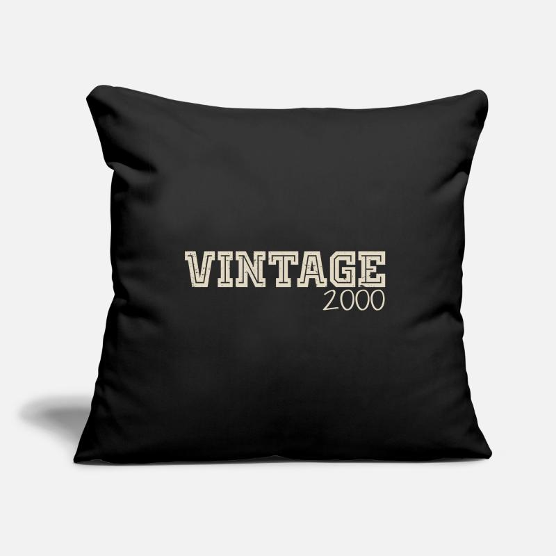 Vintage 2000 Original 2000 Retro 2000 Gift 2000 Sofa pillowcase 17,3'' x 17,3'' (45 x 45 cm)