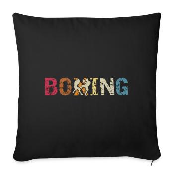 Boxen - Sofakissenbezug 45 x 45 cm - Schwarz - Vorne