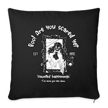 Boo! Are you scared yet - Ghostface - Sofakissenbezug 45 x 45 cm - Schwarz - Vorne