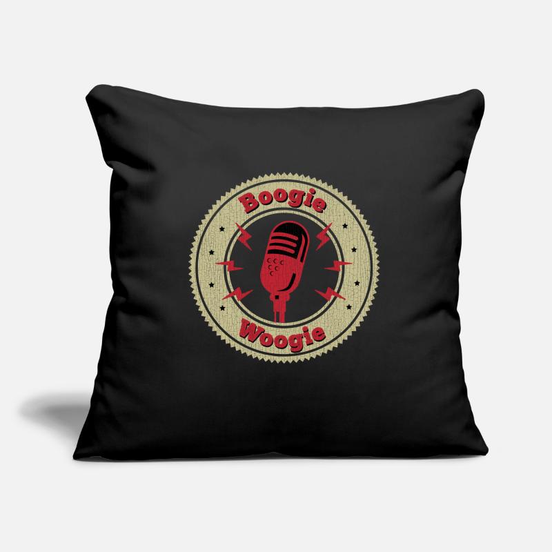 Boogie Woogie Vintage Mikrofon Geschenk Sofakissenbezug 45 x 45 cm