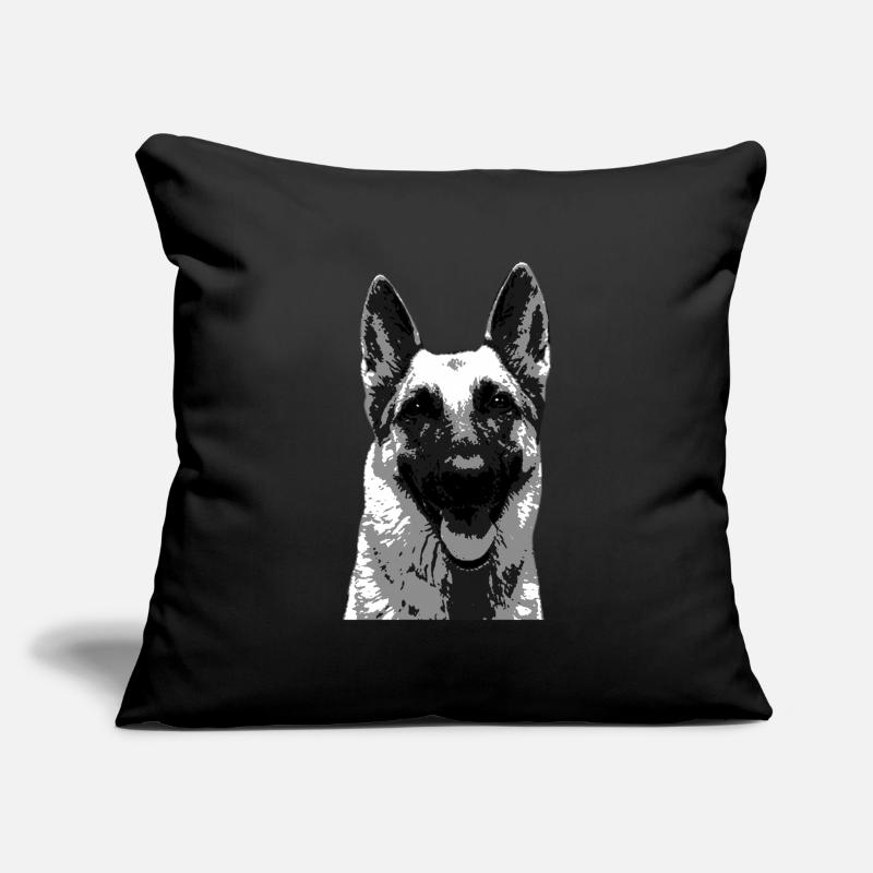German shepherd - german shepherd head gift Sofa pillowcase 17,3'' x 17,3'' (45 x 45 cm)