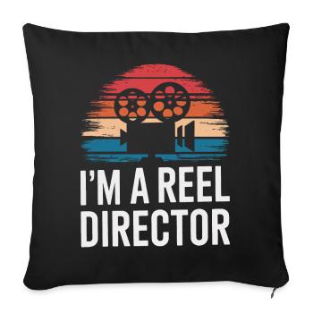 Filmmaker Film Director Cinematographer Film - Sofa pillowcase 17,3'' x 17,3'' (45 x 45 cm) - black - Front
