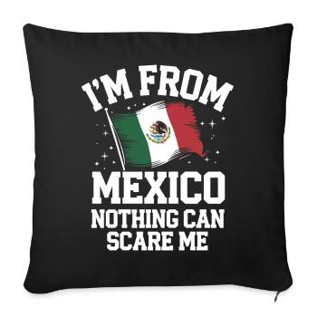 Mexico Mexico Mexican Spanish - Sofa pillowcase 17,3'' x 17,3'' (45 x 45 cm) - black - Front
