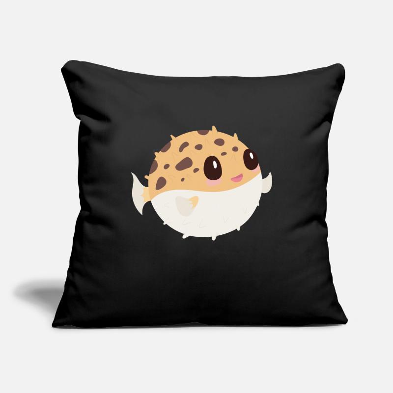 Puffer fish Sofa pillowcase 17,3'' x 17,3'' (45 x 45 cm)