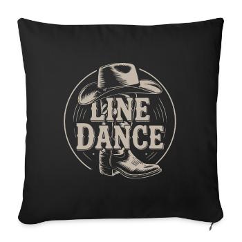 Formation de groupe de danse en ligne My Dance Sport - Housse de coussin décorative 45 x 45 cm - noir - Devant