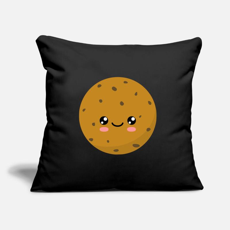 Biscuit Housse de coussin décorative 45 x 45 cm