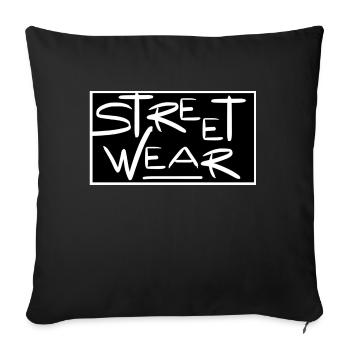 STREET WEAR 3 - Sofa pillowcase 17,3'' x 17,3'' (45 x 45 cm) - black - Front