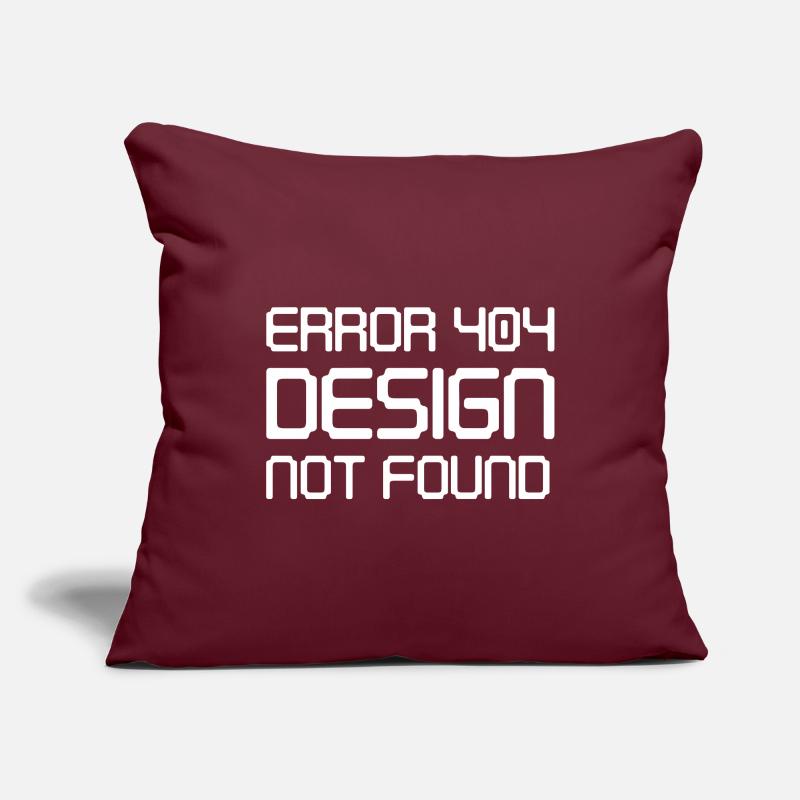 Error 404 Design Not Found Sofa pillowcase 17,3'' x 17,3'' (45 x 45 cm)