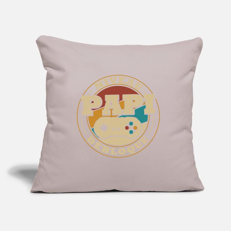 Niveau papi débloquer Housse de coussin décorative 45 x 45 cm