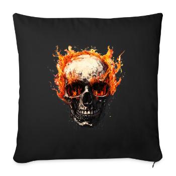 Custom Painting ist eine Kunstform - Sofakissenbezug 45 x 45 cm - Schwarz - Vorne