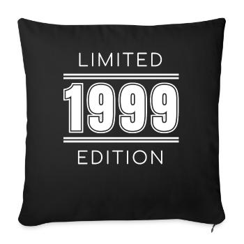 Year of Birth 1999 Birthday Gift Year Vintage - Sofa pillowcase 17,3'' x 17,3'' (45 x 45 cm) - black - Front