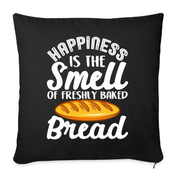 Bread Baking Bread Maker - Sofa pillowcase 17,3'' x 17,3'' (45 x 45 cm) - black - Front