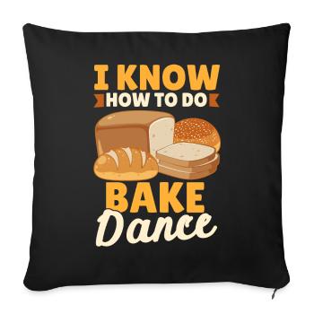 Bread Baking Bread Maker - Sofa pillowcase 17,3'' x 17,3'' (45 x 45 cm) - black - Front