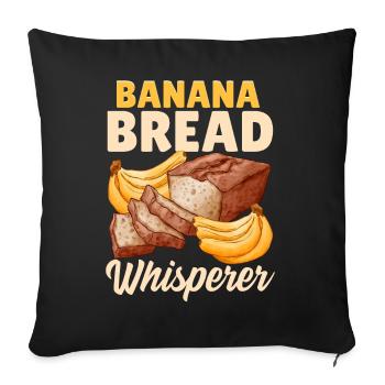 Bread Baking Bread Maker - Sofa pillowcase 17,3'' x 17,3'' (45 x 45 cm) - black - Front