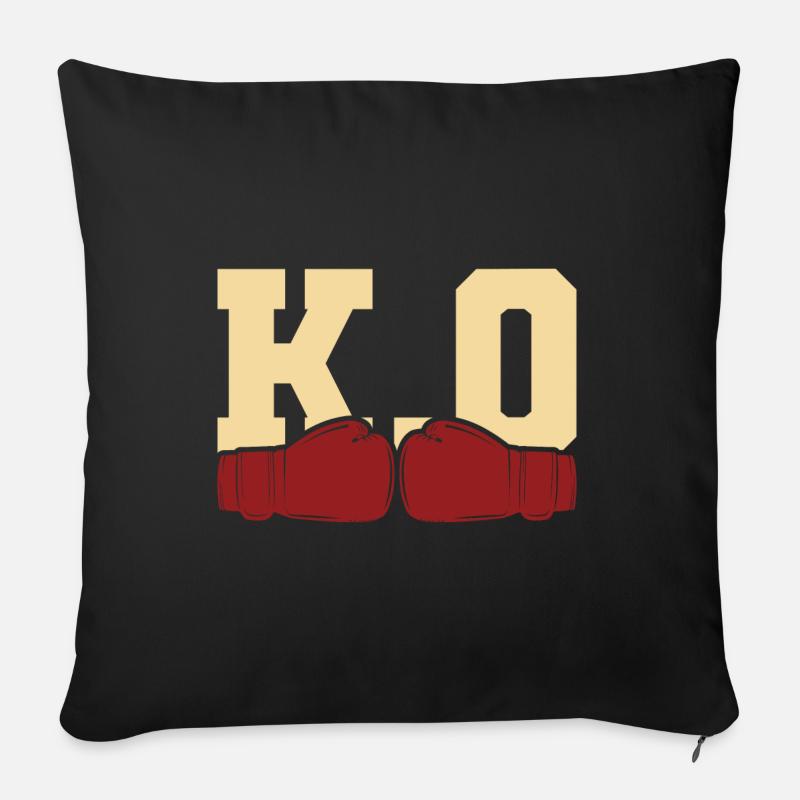 Boxing - Sofakissenbezug 45 x 45 cm - Schwarz