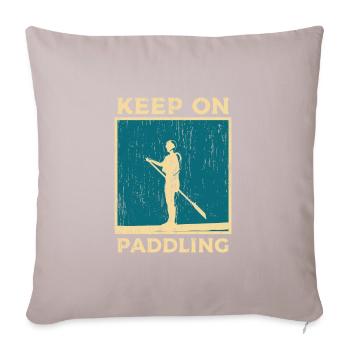 Paddle Board Stand Up Paddling - Sofa pillowcase 17,3'' x 17,3'' (45 x 45 cm) - light taupe - Front