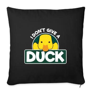 Duck Ducky Ducks - Housse de coussin décorative 45 x 45 cm - noir - Devant