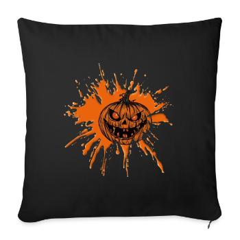 Halloween Pumpkin - Come to Me - Sofa pillowcase 17,3'' x 17,3'' (45 x 45 cm) - black - Front